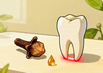Como o cravo-da-índia afeta o controle da dor de dente e ajuda a tratar a inflamação local