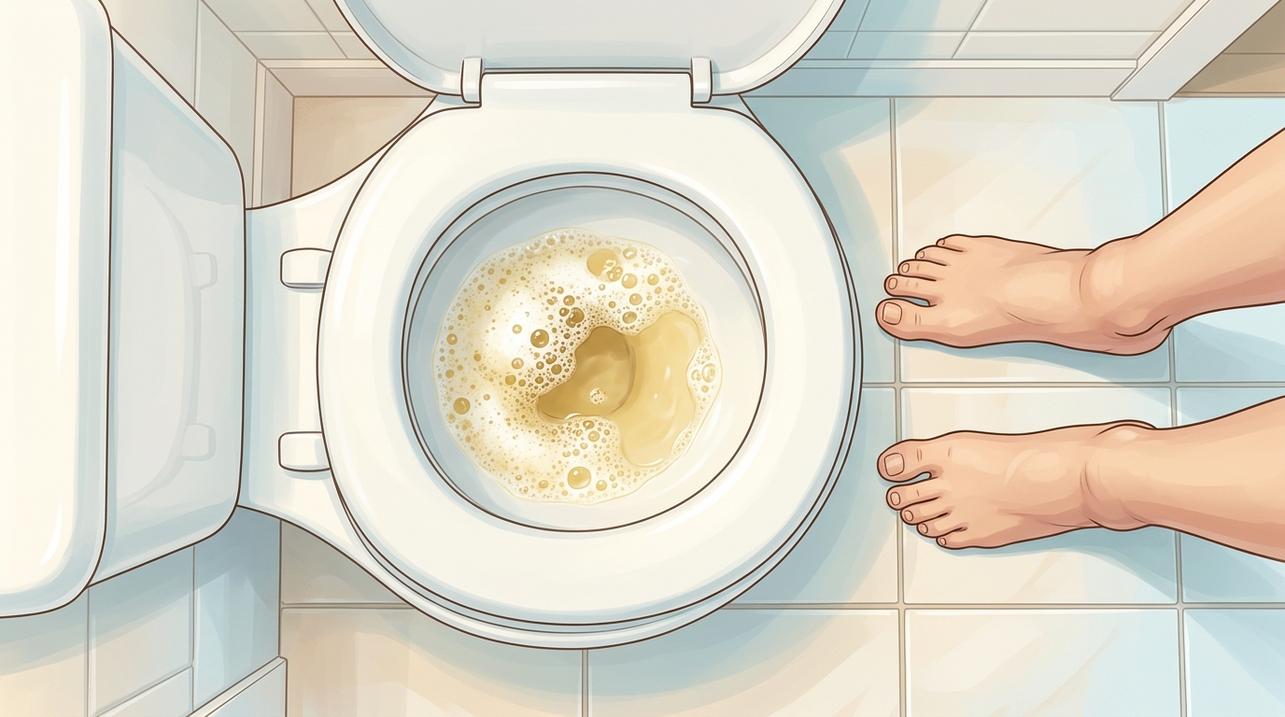 Urina espumosa e inchaço podem indicar perda da função renal.