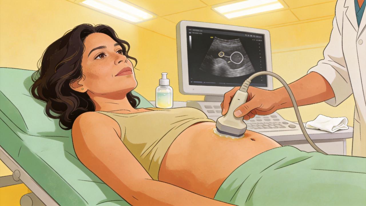 Ultrassonografia abdominal costuma ser o primeiro exame na investigação da esteatose.