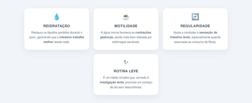 Benefícios da Água Morna ao Acordar para a sua Saúde Digestiva