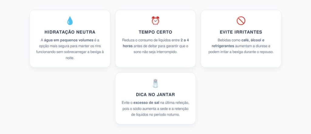 Estratégias de Hidratação para Proteger os Rins e Melhorar o Sono