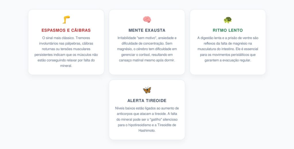 Sinais de Alerta: Seu Corpo Pedindo Magnésio