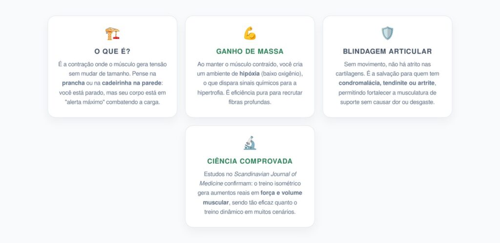 Os Pilares da Isometria no Seu Treino