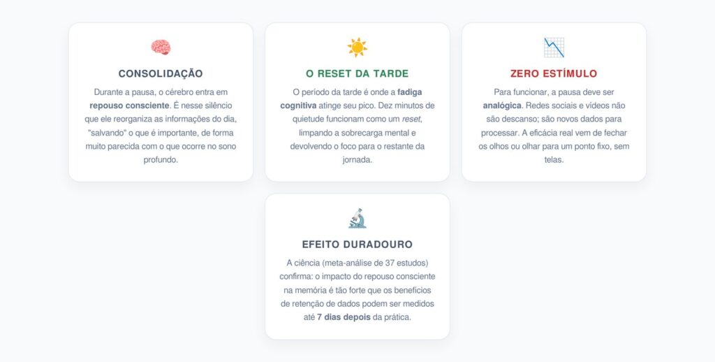 Os Pilares do Descanso Consciente