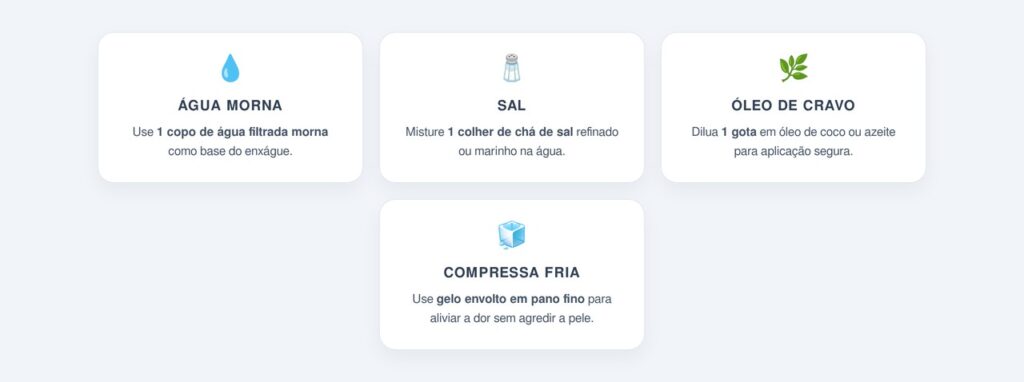 Como preparar a receita caseira passo a passo?