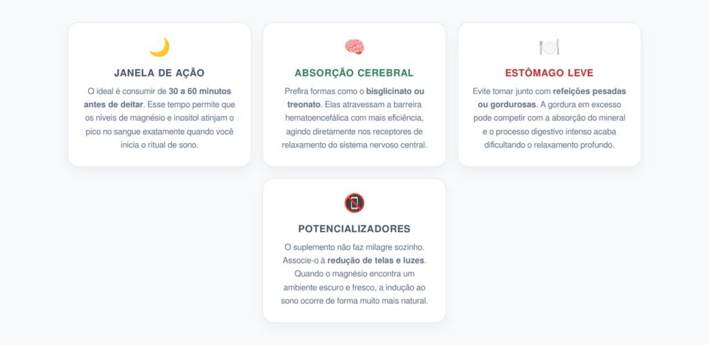 Magnésio e Inositol: Quando e Como Tomar para Melhor Efeito