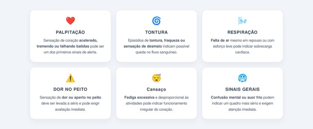 Quais os principais sintomas de alerta?