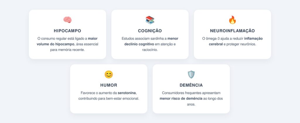 Quais benefícios neurológicos estão associados ao consumo regular?