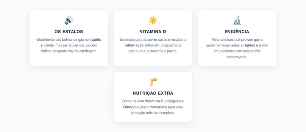 Vitamina D e a Saúde dos Joelhos