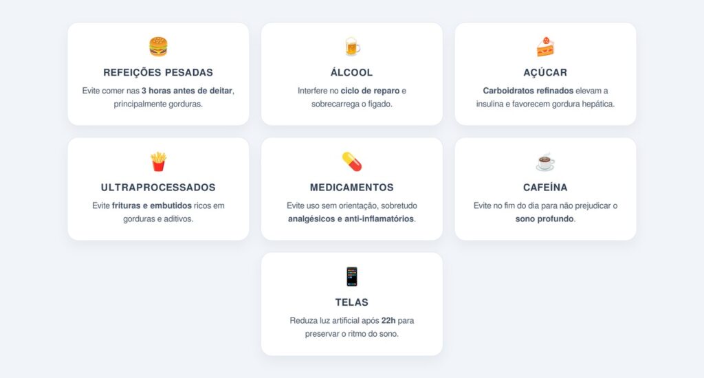 O que evitar nas horas antes de dormir?