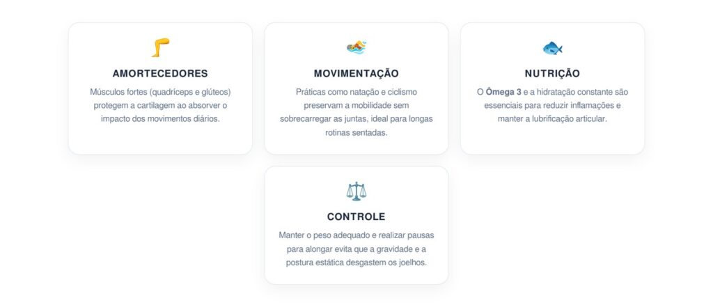 Como fortalecer as articulações e os joelhos naturalmente