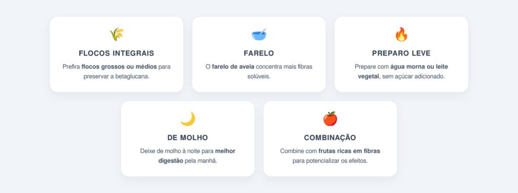 Qual a melhor forma de preparar a aveia?