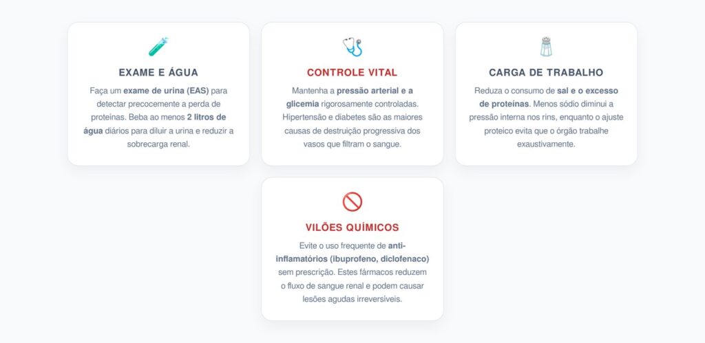 Medidas para Proteger os Rins e Frear Lesões