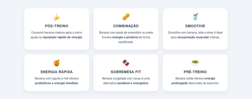Como incluir a banana na rotina esportiva de forma prática?