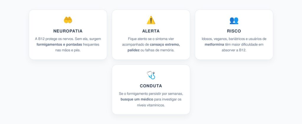 Identificando a Deficiência de Vitamina B12 através do Formigamento