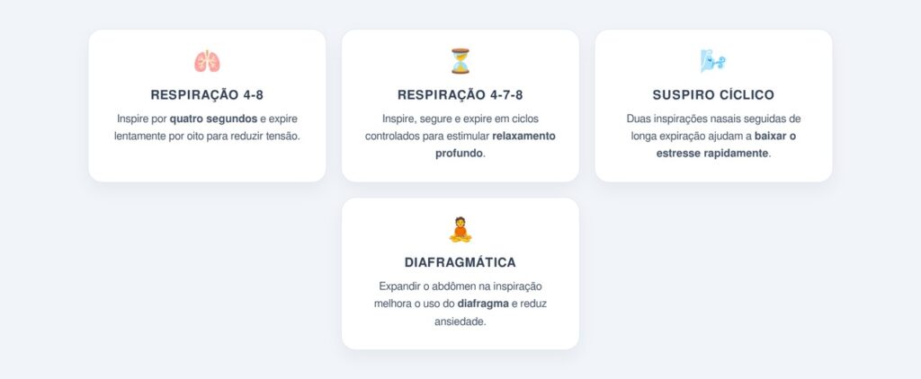 Quais técnicas de respiração funcionam melhor em casa?