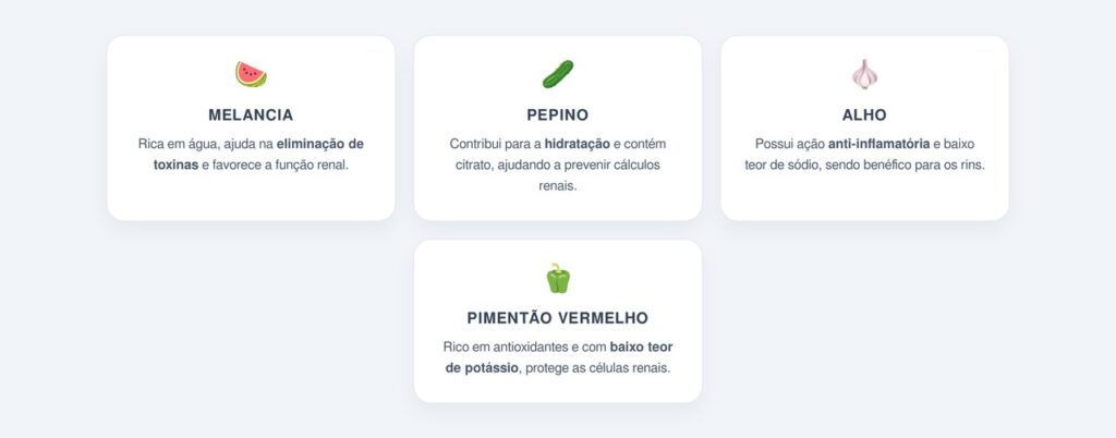 Alimentos que favorecem a saúde dos rins e cuidados com sódio e proteína