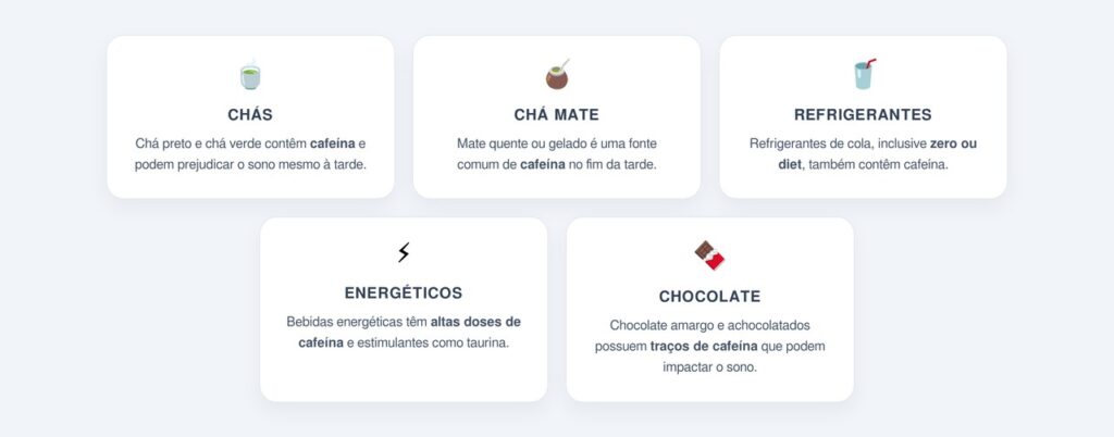 Quais bebidas escondem cafeína na rotina da tarde?