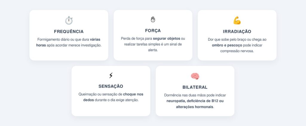 Quando o formigamento merece atenção médica