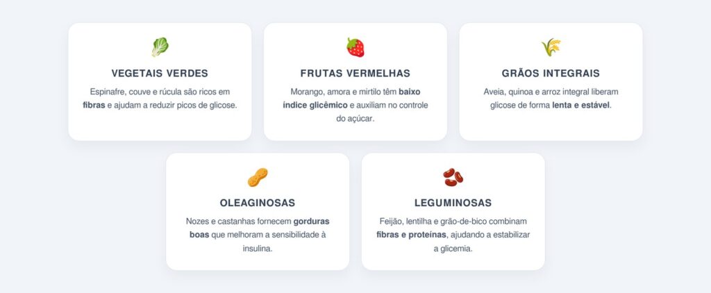 Quais alimentos incluir na rotina para controlar a glicemia?