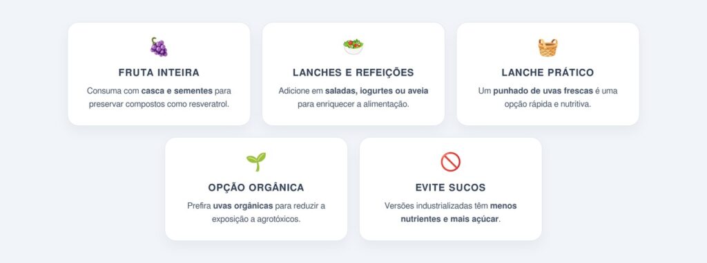 Por que consumir a uva inteira em vez do suco processado?