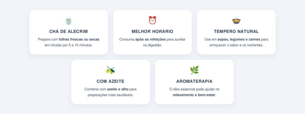 Como consumir o alecrim para cuidar do pâncreas?