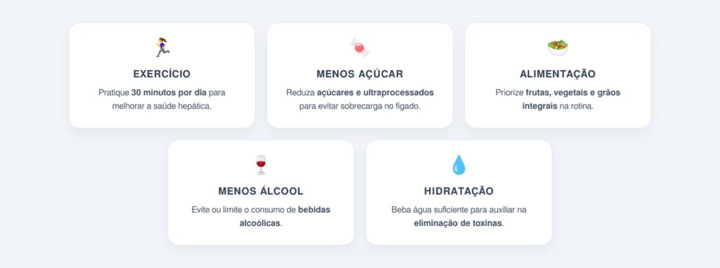 Quais hábitos ajudam a limpar o fígado naturalmente?