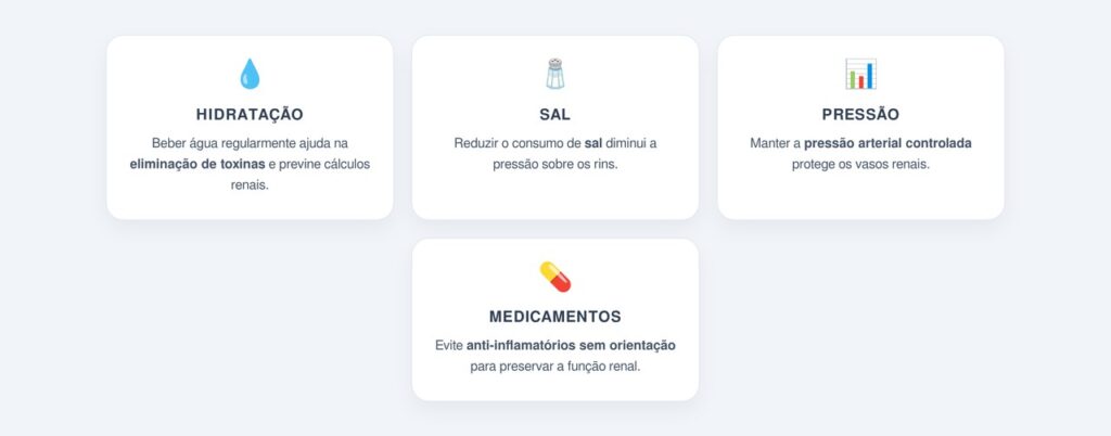 Quais são os principais hábitos que protegem os rins?