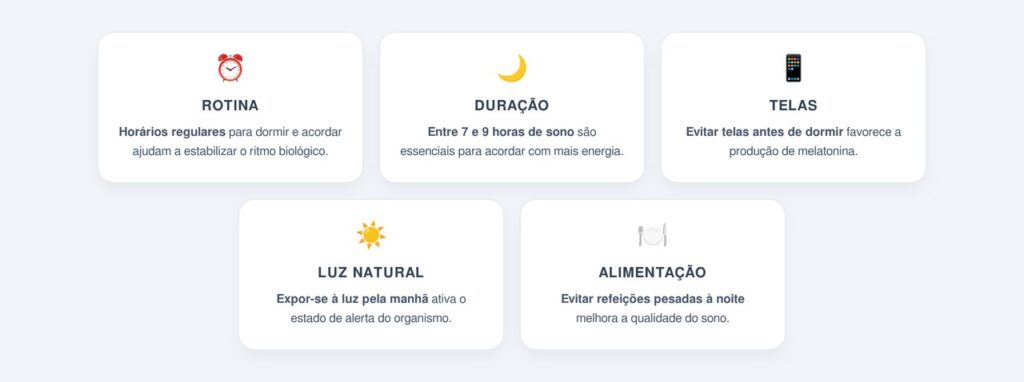 Quais hábitos ajudam a acordar mais disposto?