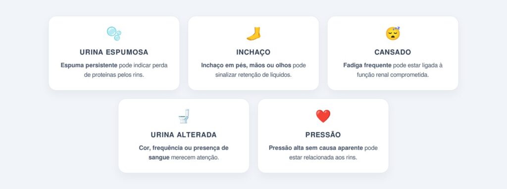 Quais sinais iniciais merecem atenção?