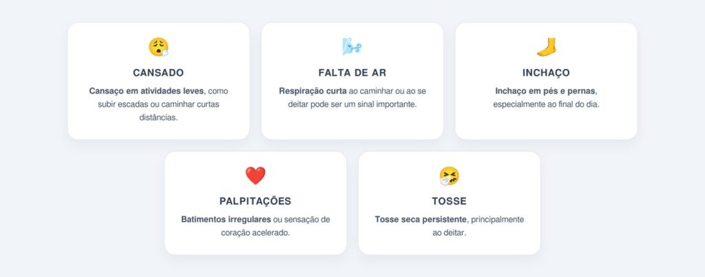 Quais sinais iniciais merecem atenção?