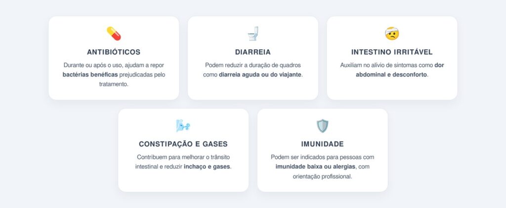 Quando o probiótico em cápsula é realmente indicado?