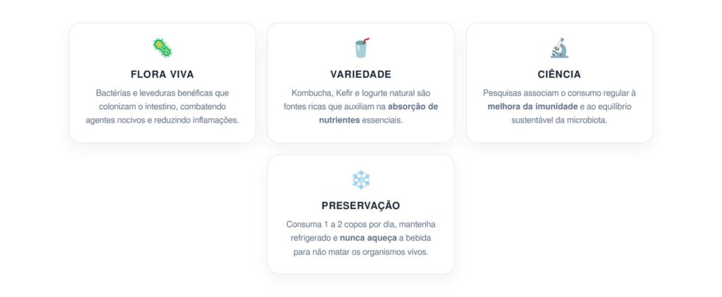 Como consumir bebidas probióticas para tratar o intestino e repor nutrientes vivos