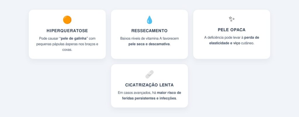 O papel da vitamina A na renovação celular da pele