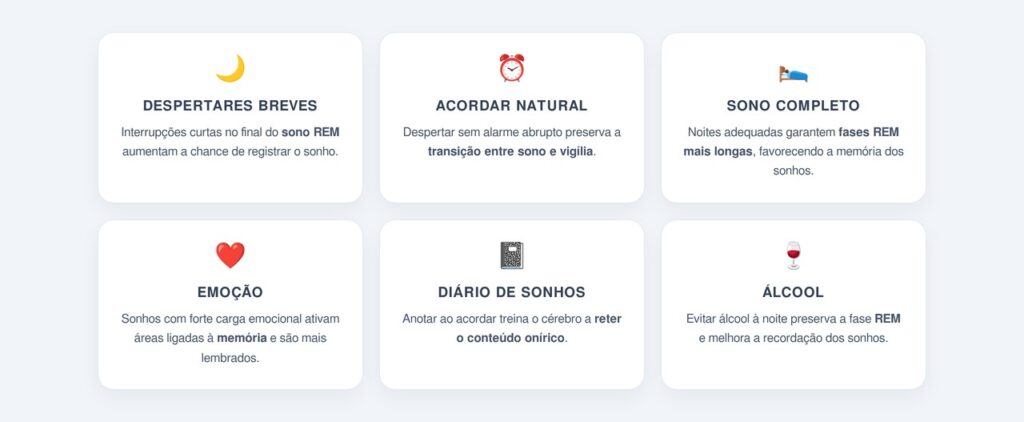 Por que algumas pessoas lembram mais dos sonhos?