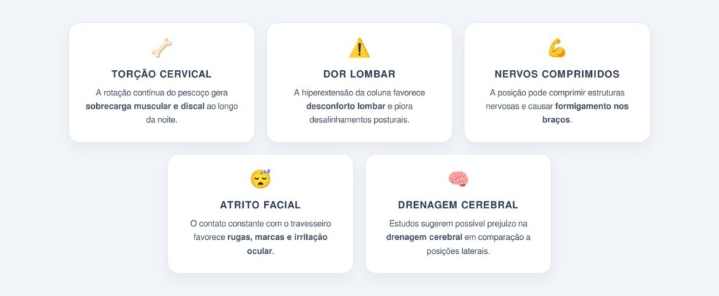 Por que dormir de bruços é a pior opção?