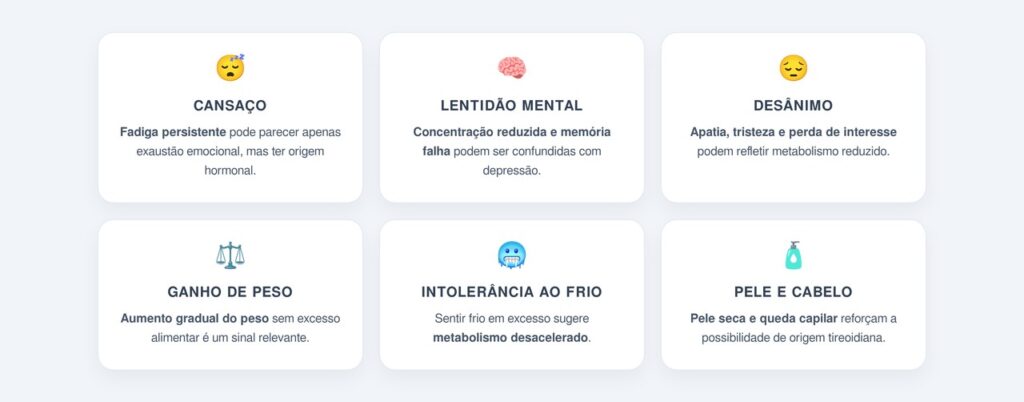 Quais sintomas podem ser confundidos com depressão?
