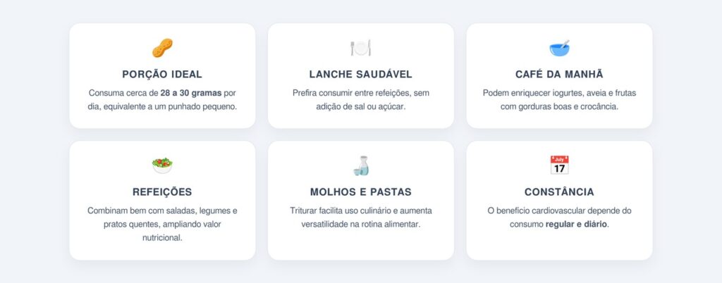 Qual a quantidade ideal de nozes por dia?