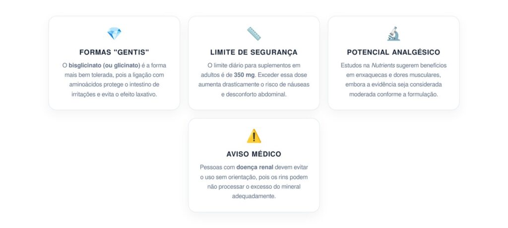 Guia de Uso do Magnésio e Saúde Digestiva