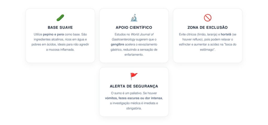 Guia do Sumo Verde para Alívio Gástrico