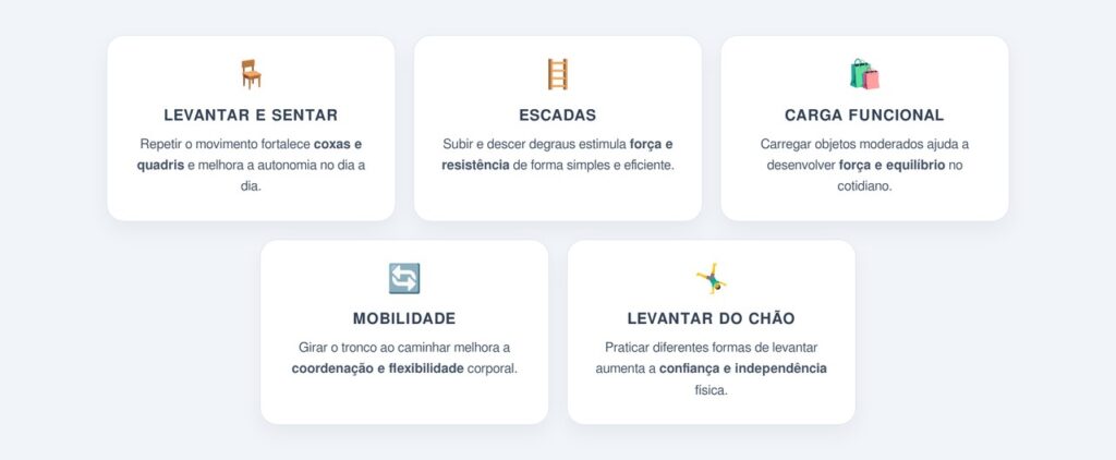 Movimentos que gerontólogos recomendam incluir na rotina