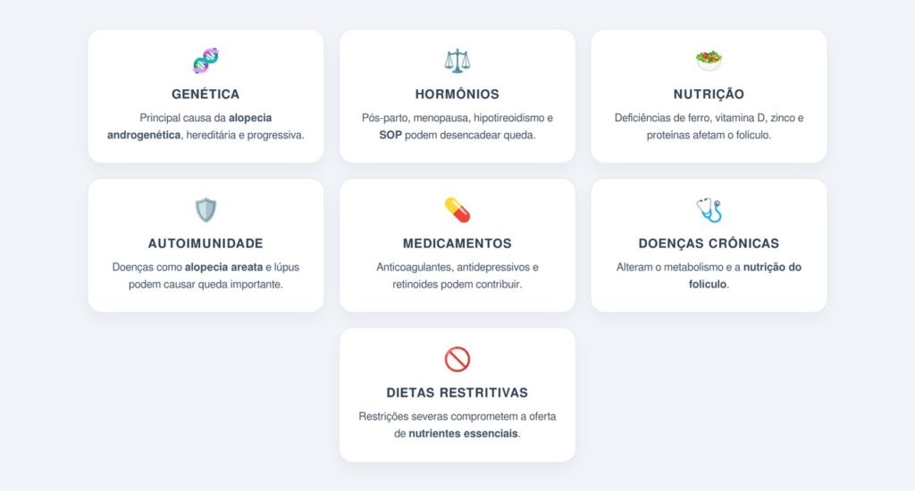 Quais fatores são mais relevantes do que o estresse?