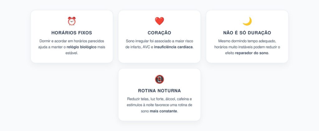 Regularidade do Sono e Saúde do Coração: Por Que Dormir no Mesmo Horário Importa