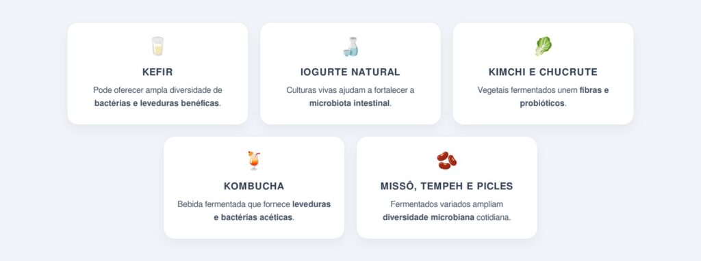 Quais alimentos fermentados incluir na rotina?