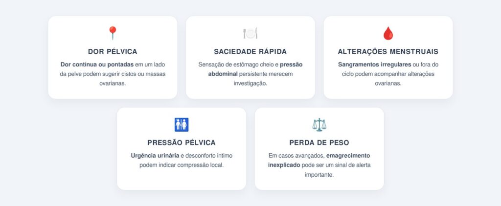 Quando o inchaço pode indicar um problema ovariano?