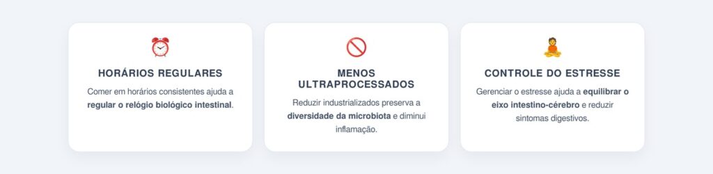 Quais outros hábitos ajudam a proteger o intestino?