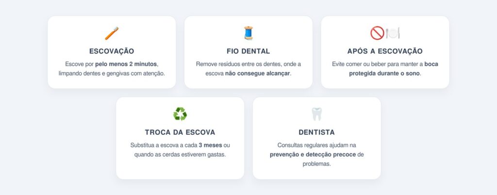 Hábitos noturnos que protegem a boca e o coração