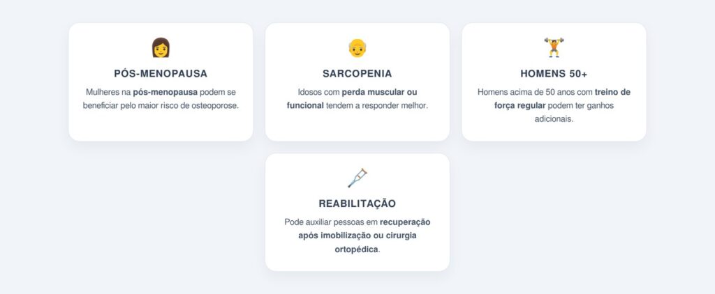 Quem mais pode se beneficiar do uso da creatina?