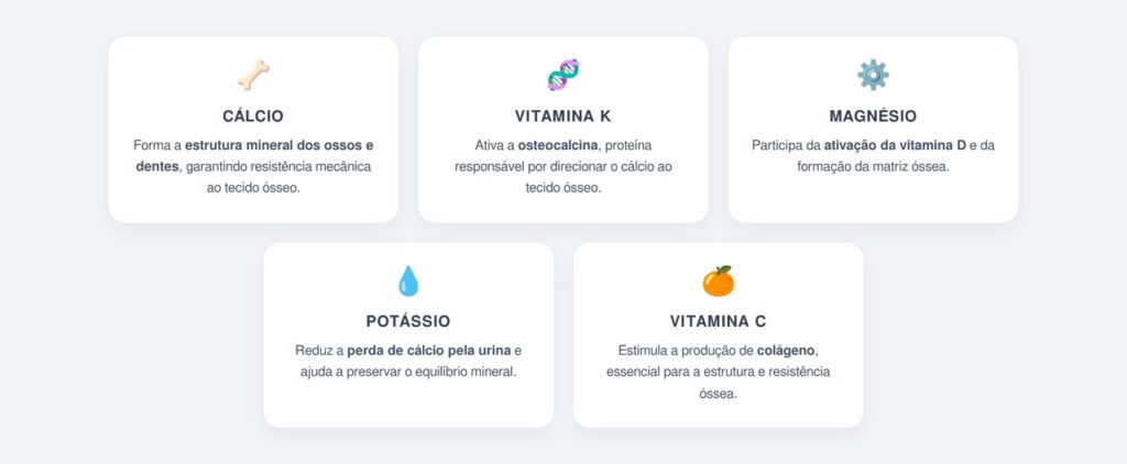 Quais nutrientes da couve atuam na saúde óssea?