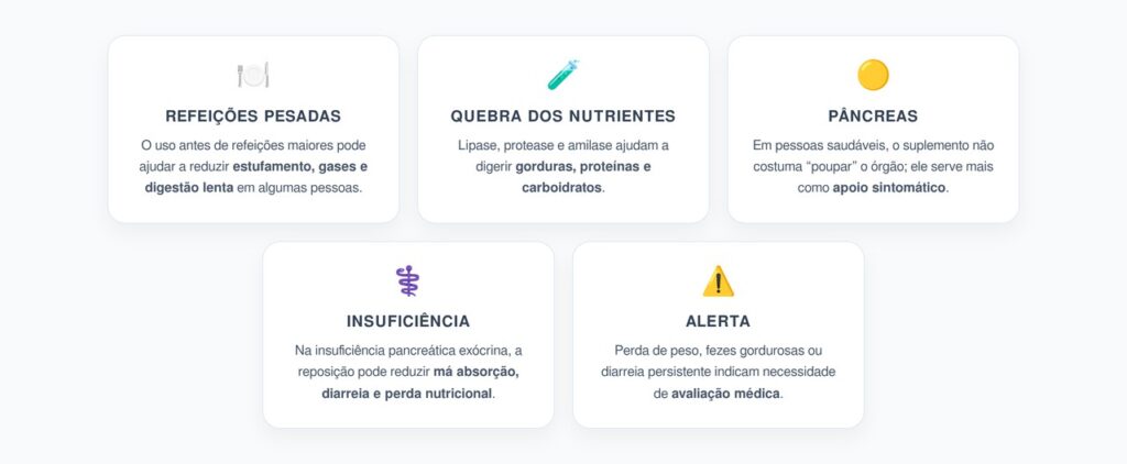 Enzimas Digestivas Antes de Refeições Pesadas: Alívio do Empachamento e Cuidados com o Pâncreas